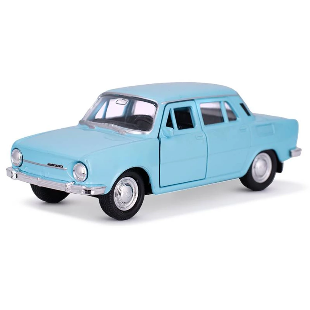Welly Skoda 100 fém autó nyitható ajtókkal 12cm (többféle)