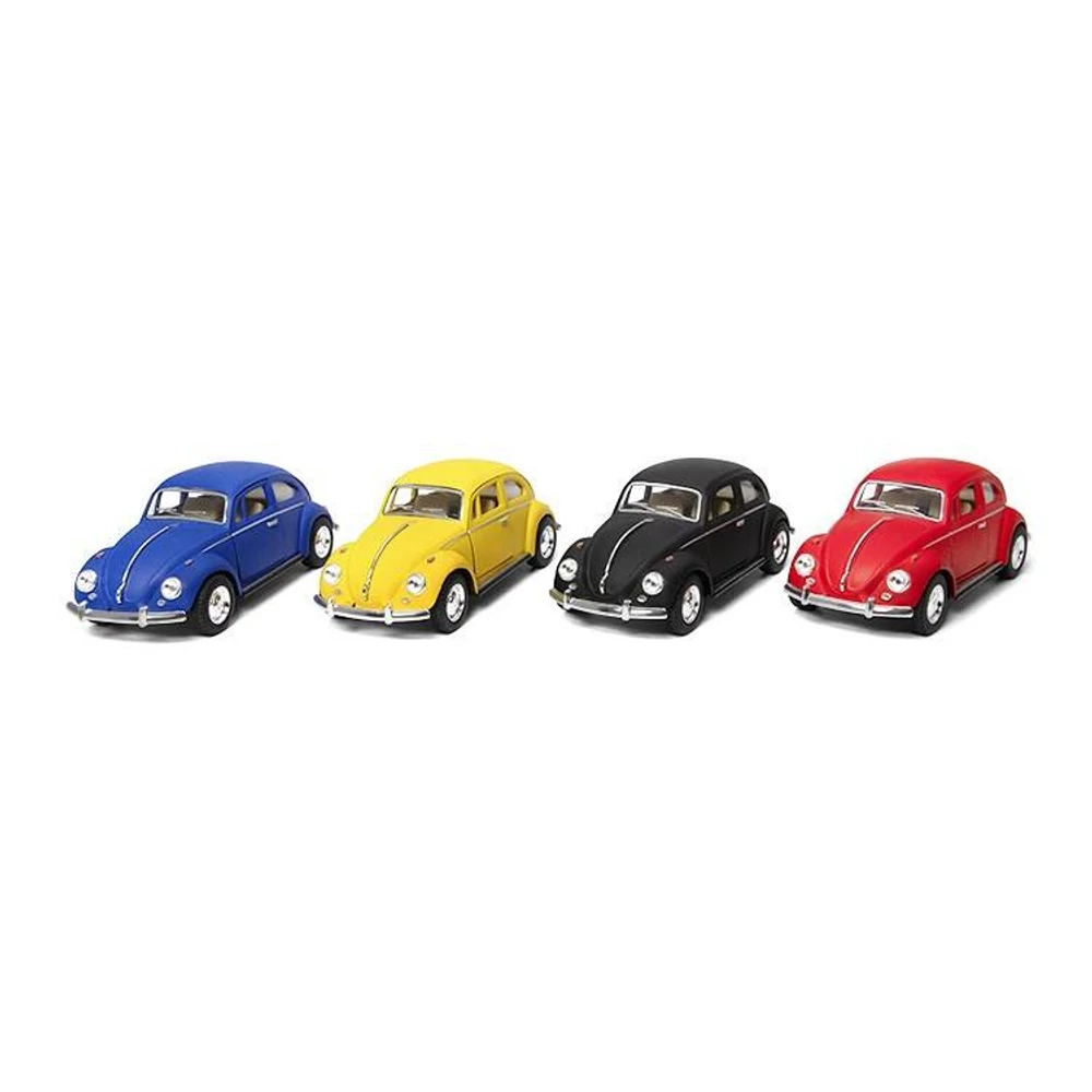 Kinsmart Volkswagen Classical Beetle (matt) 1967 fém autó nyitható ajtókkal 1:32 (többféle)
