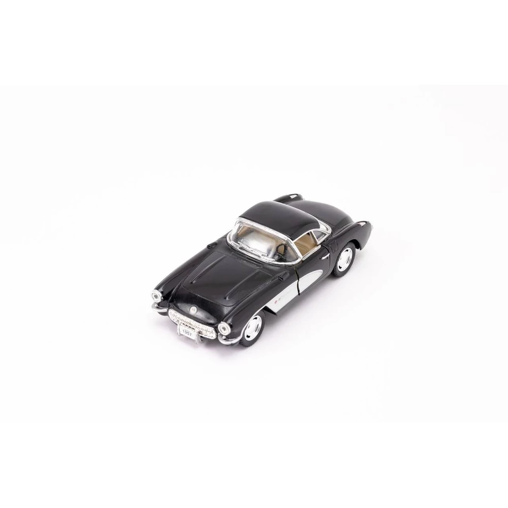 Kinsmart Chevrolet Corvette 1957 fém autó nyitható ajtókkal 1:34 (többféle)