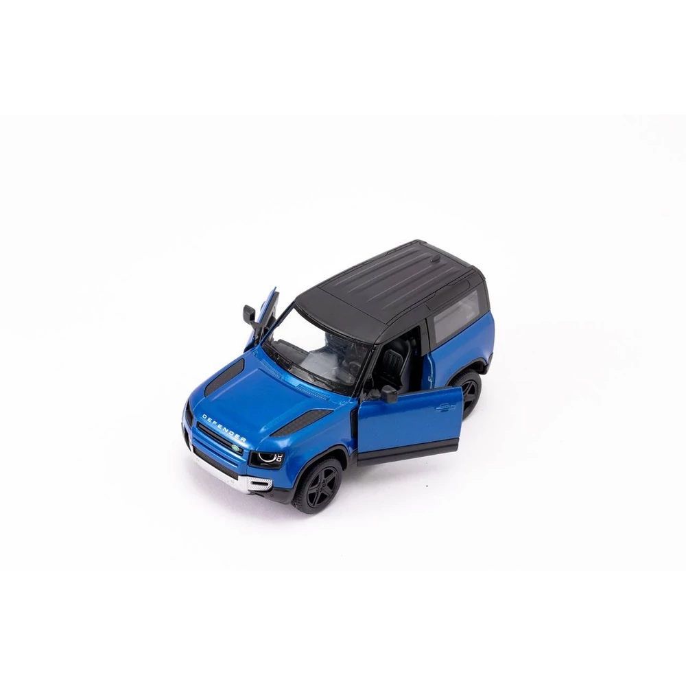 Kinsmart Land Rover Defender 90 fém autó nyitható ajtókkal 1:36 (többféle)