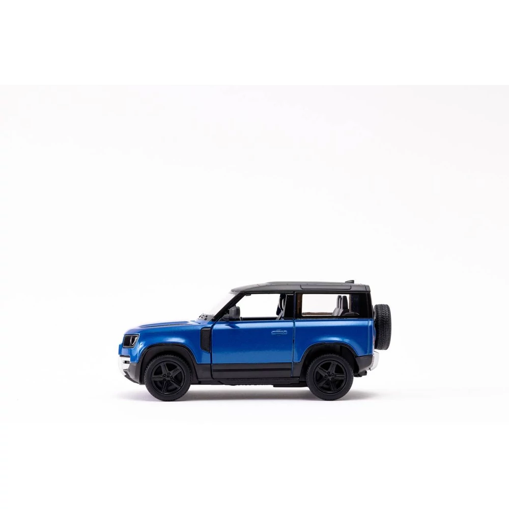 Kinsmart Land Rover Defender 90 fém autó nyitható ajtókkal 1:36 (többféle)