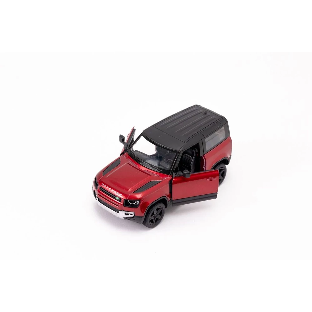 Kinsmart Land Rover Defender 90 fém autó nyitható ajtókkal 1:36 (többféle)