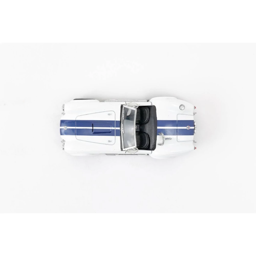 Kinsmart Shelby Cobra 427 S/C 1965 fém autó nyitható ajtókkal 1:32 (többféle)