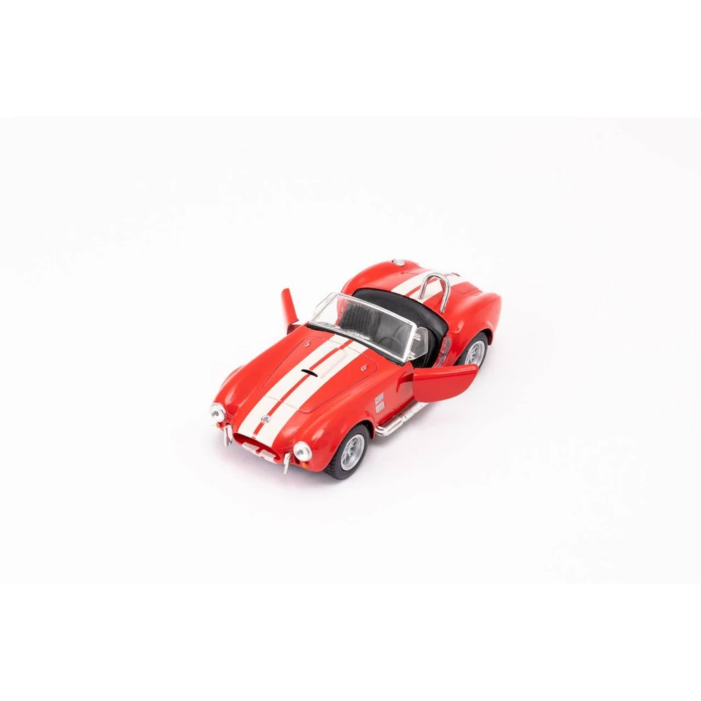 Kinsmart Shelby Cobra 427 S/C 1965 fém autó nyitható ajtókkal 1:32 (többféle)