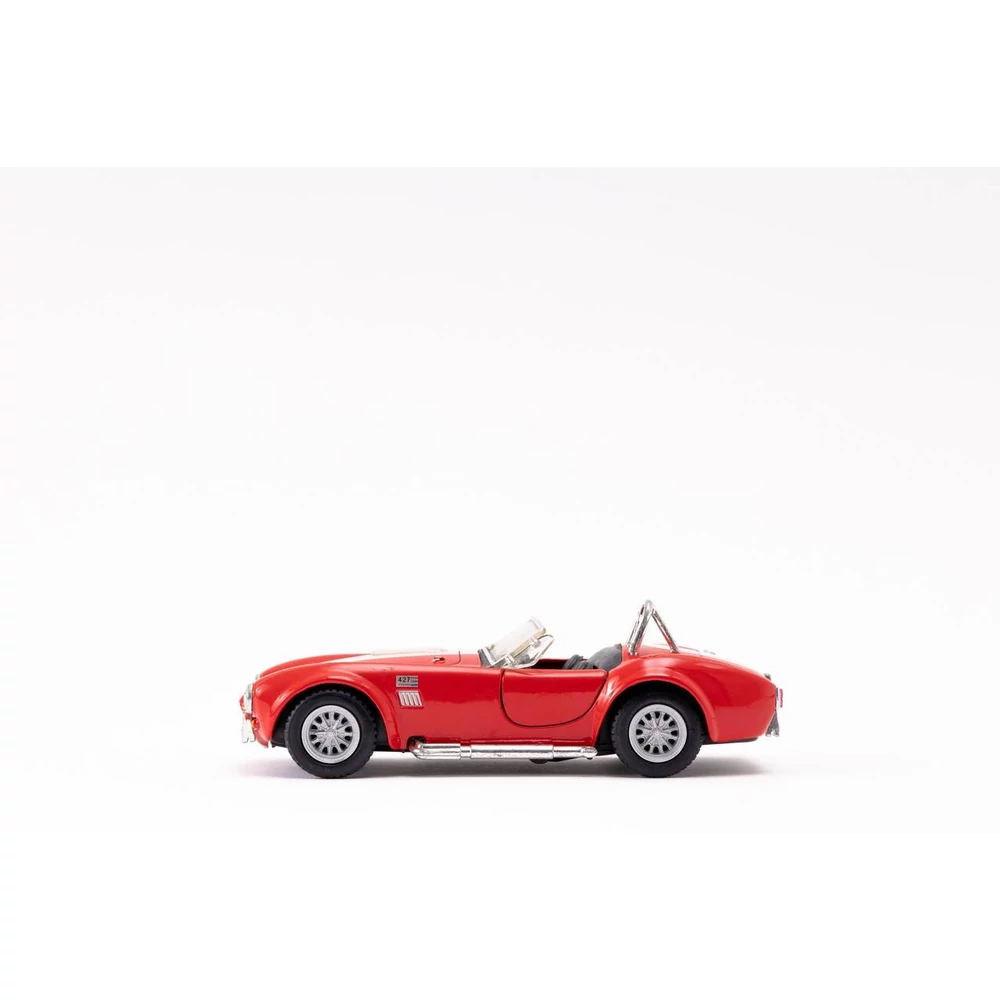 Kinsmart Shelby Cobra 427 S/C 1965 fém autó nyitható ajtókkal 1:32 (többféle)