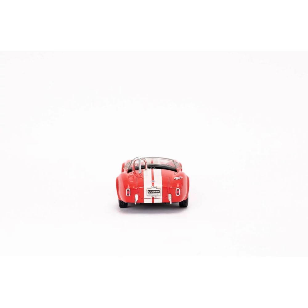 Kinsmart Shelby Cobra 427 S/C 1965 fém autó nyitható ajtókkal 1:32 (többféle)