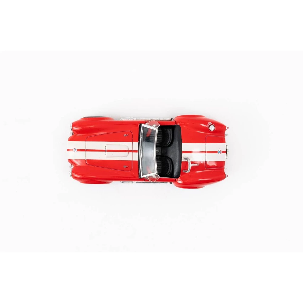 Kinsmart Shelby Cobra 427 S/C 1965 fém autó nyitható ajtókkal 1:32 (többféle)