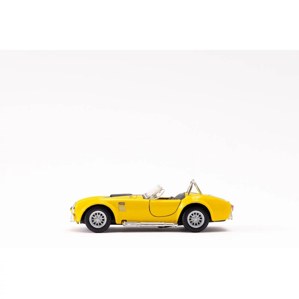 Kinsmart Shelby Cobra 427 S/C 1965 fém autó nyitható ajtókkal 1:32 (többféle)