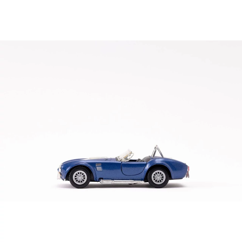 Kinsmart Shelby Cobra 427 S/C 1965 fém autó nyitható ajtókkal 1:32 (többféle)