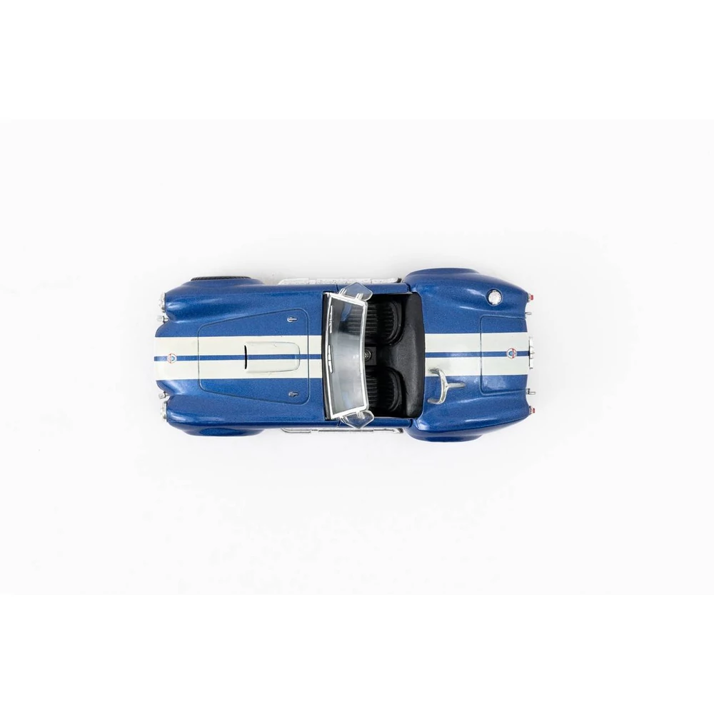 Kinsmart Shelby Cobra 427 S/C 1965 fém autó nyitható ajtókkal 1:32 (többféle)