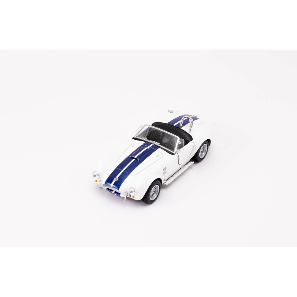Kinsmart Shelby Cobra 427 S/C 1965 fém autó nyitható ajtókkal 1:32 (többféle)