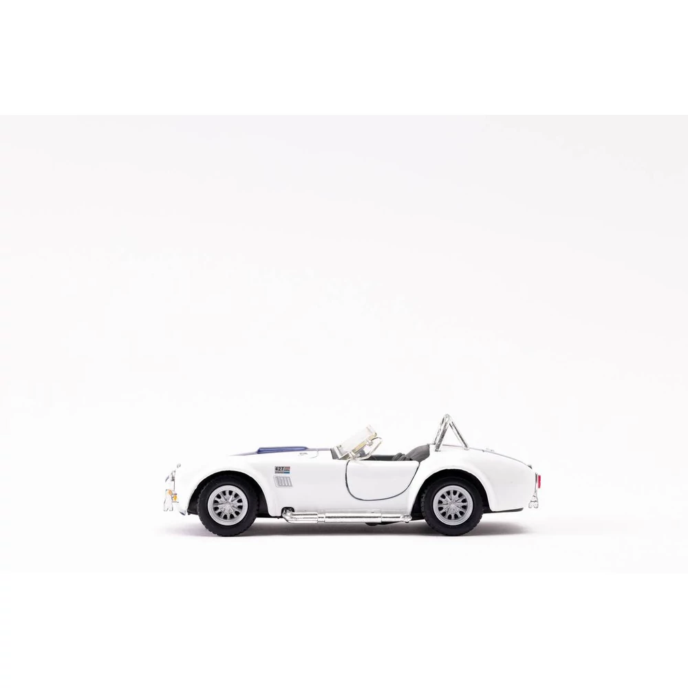 Kinsmart Shelby Cobra 427 S/C 1965 fém autó nyitható ajtókkal 1:32 (többféle)