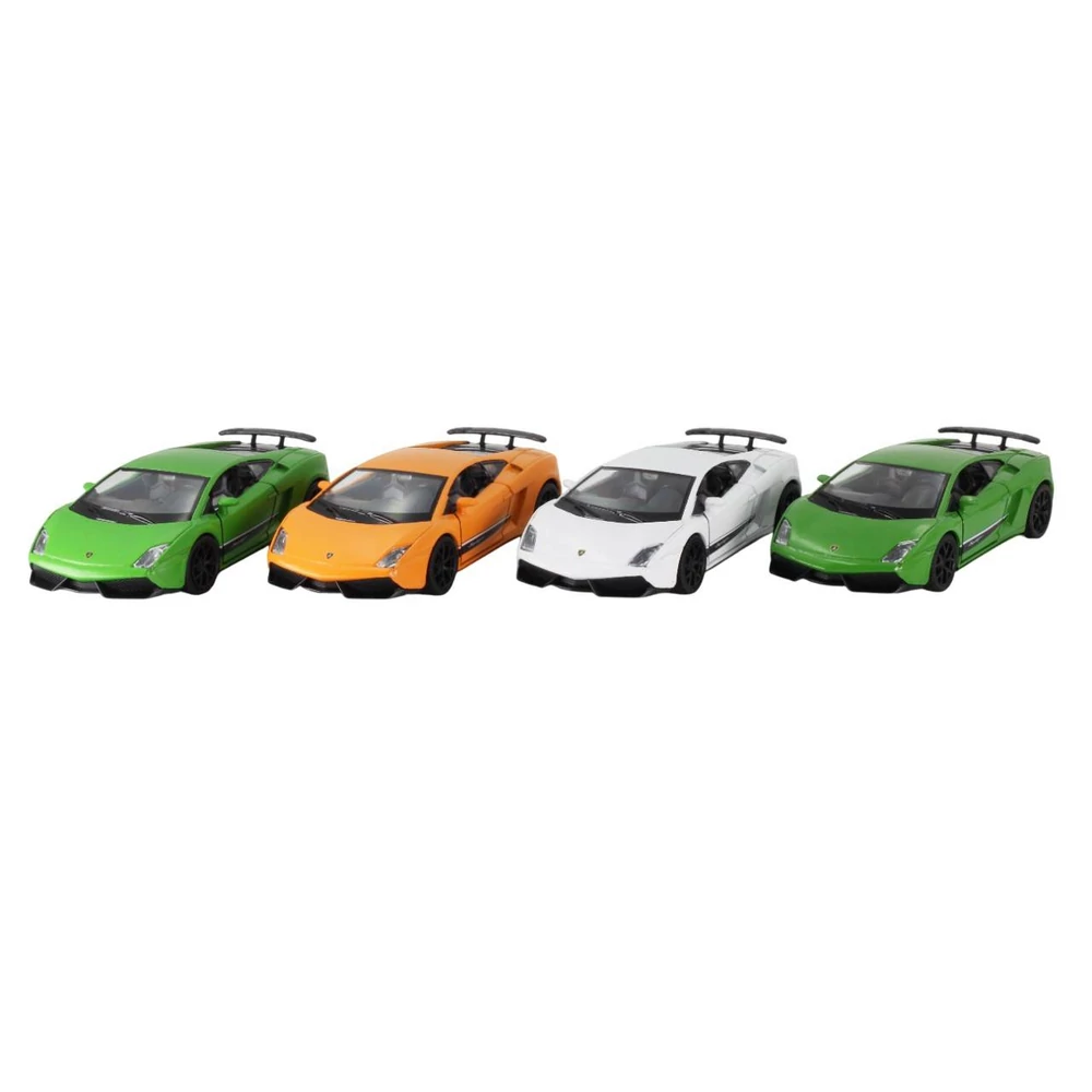Diecast Lamborghini Gallardo LP570-4 fém autó nyitható ajtókkal 1:36 (többféle)