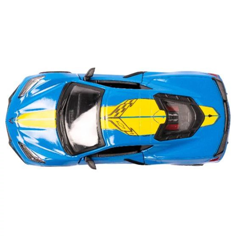 Diecast Corvette 2021 fém autó nyitható ajtókkal 1:34 (többféle)