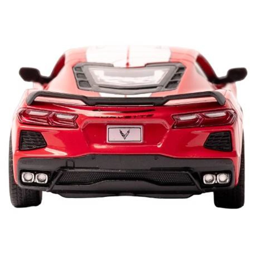 Diecast Corvette 2021 fém autó nyitható ajtókkal 1:34 (többféle)