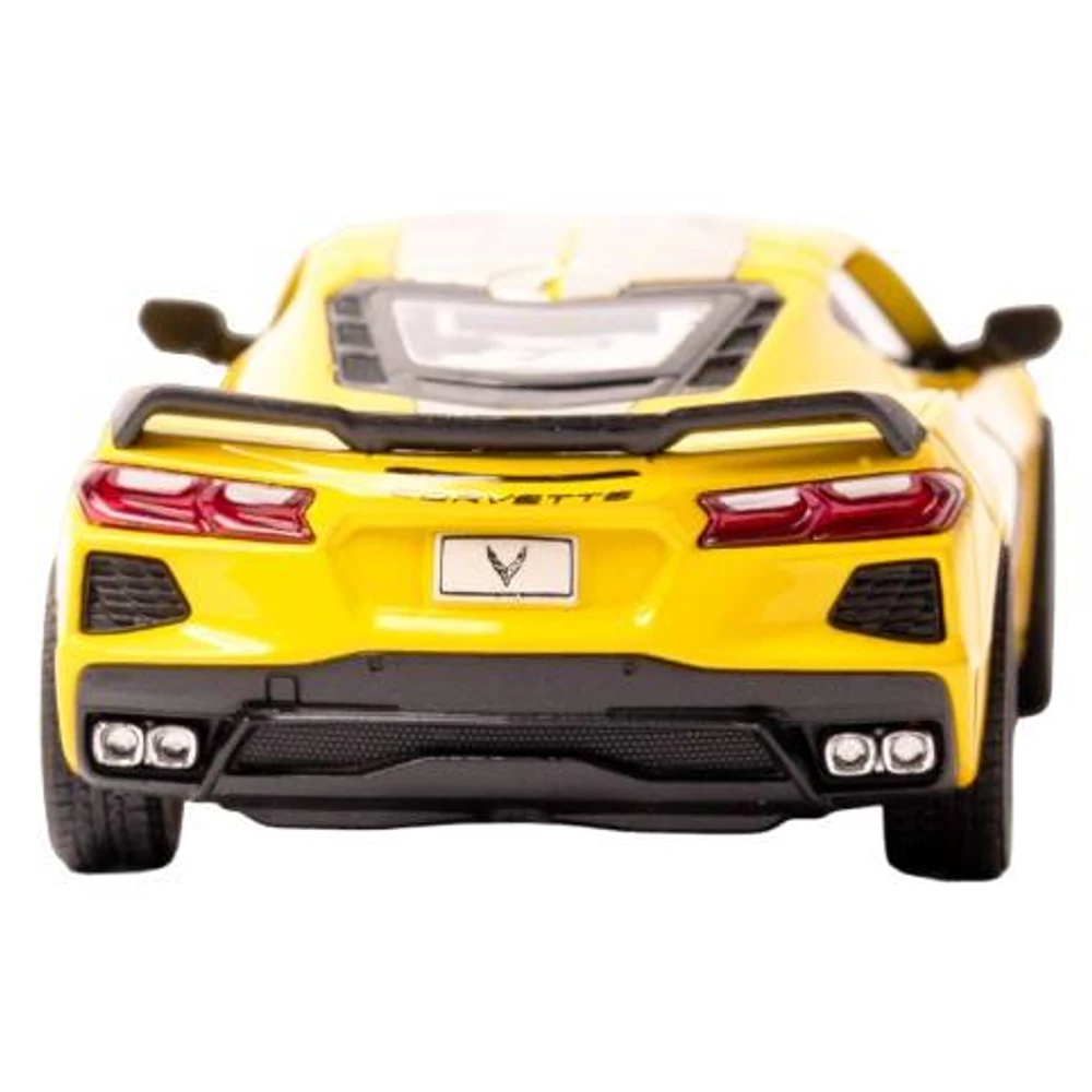 Diecast Corvette 2021 fém autó nyitható ajtókkal 1:34 (többféle)