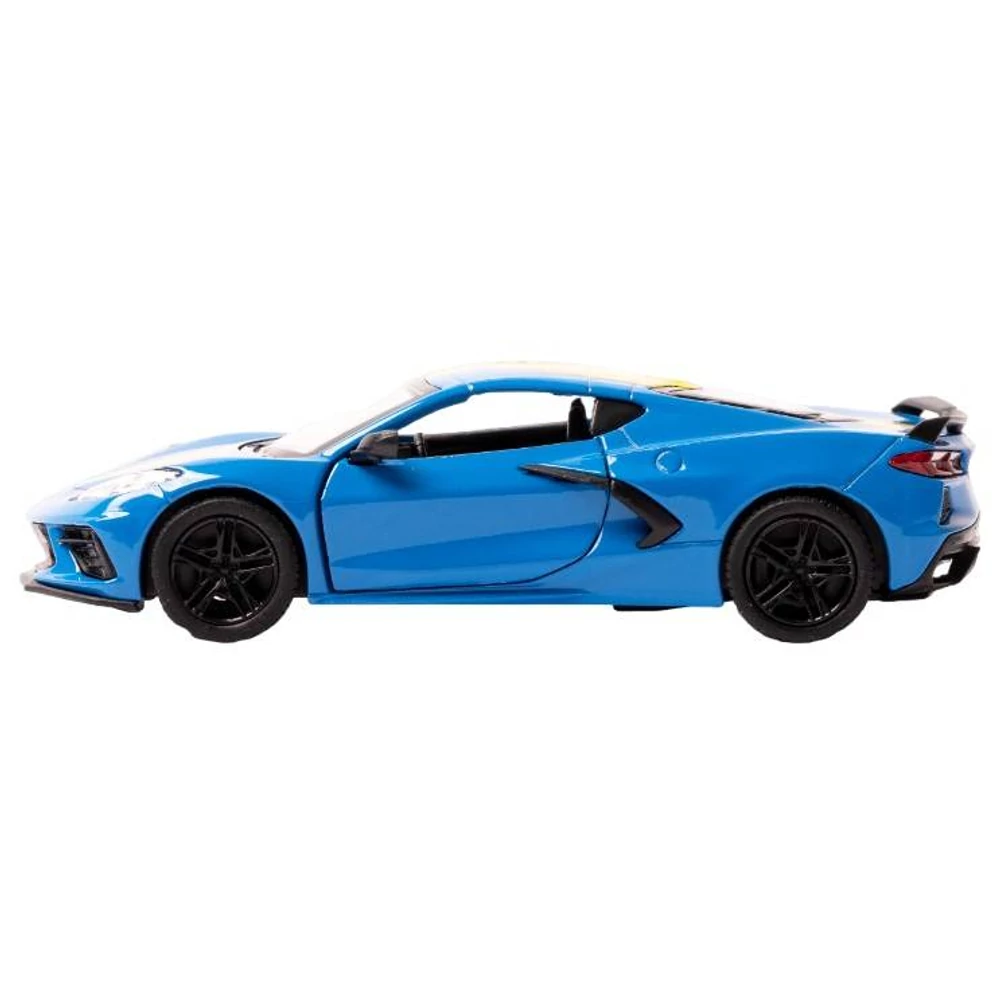 Diecast Corvette 2021 fém autó nyitható ajtókkal 1:34 (többféle)