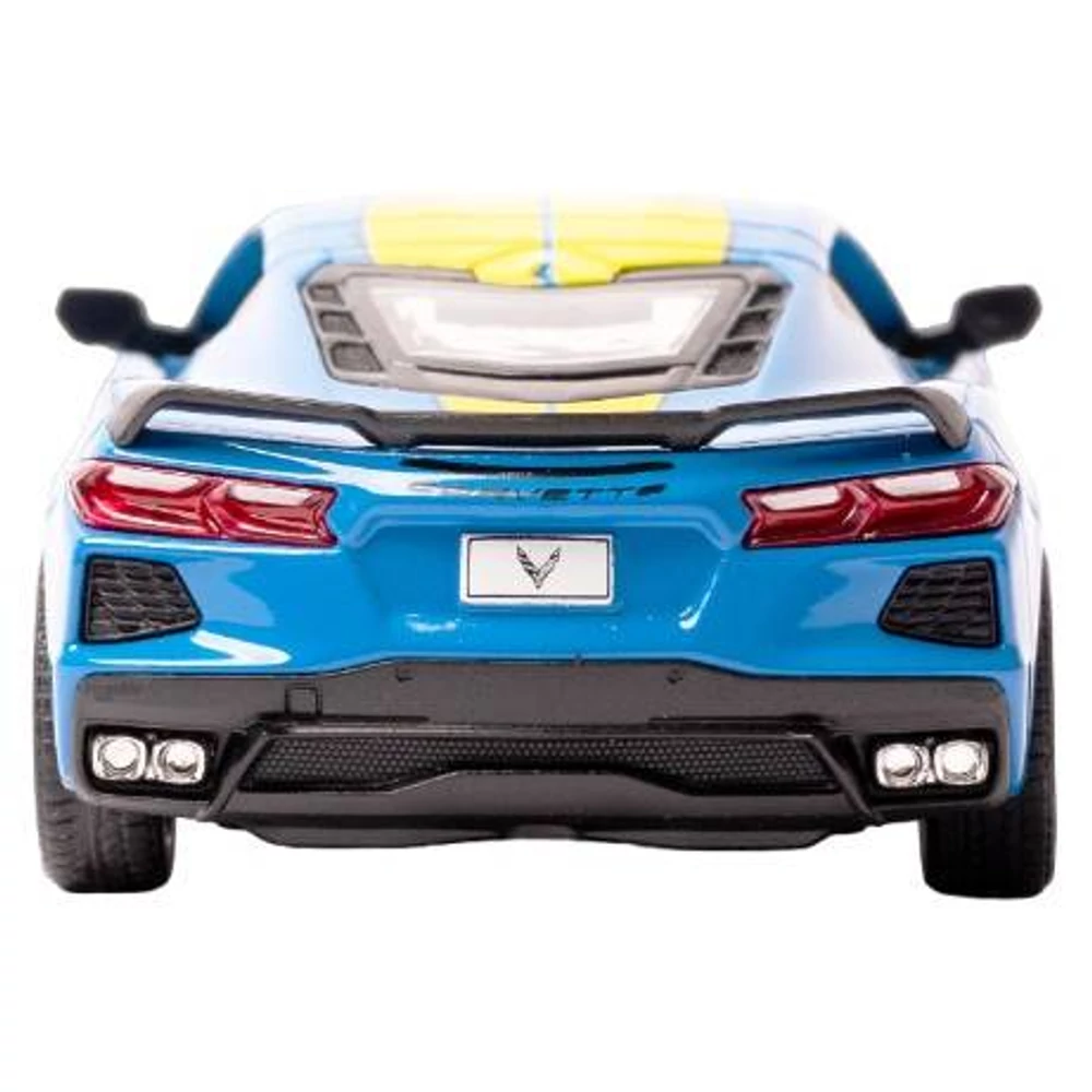 Diecast Corvette 2021 fém autó nyitható ajtókkal 1:34 (többféle)