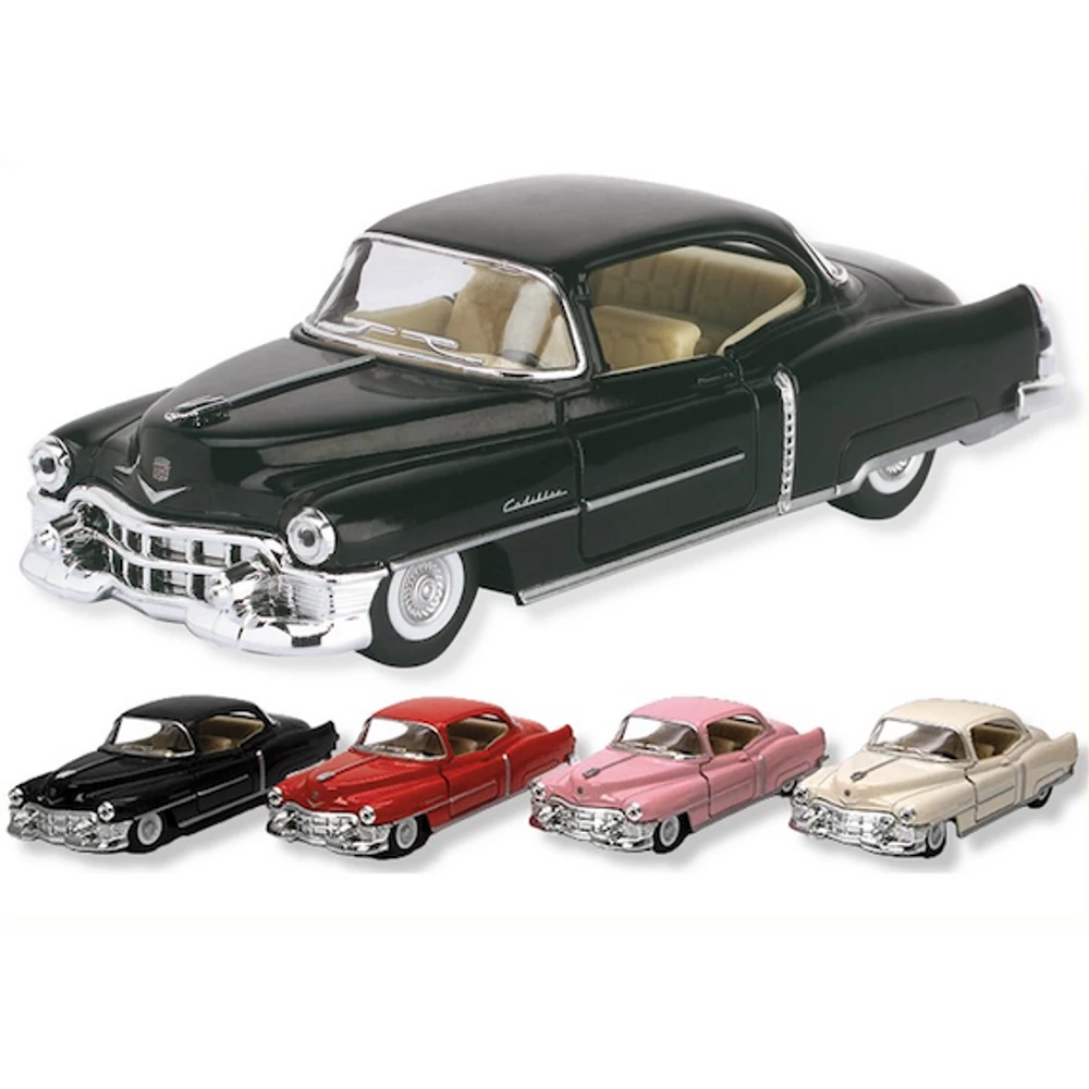 Kinsmart Cadillac Series 62 Coupe fém autó nyitható ajtókkal 1:43 (többféle)