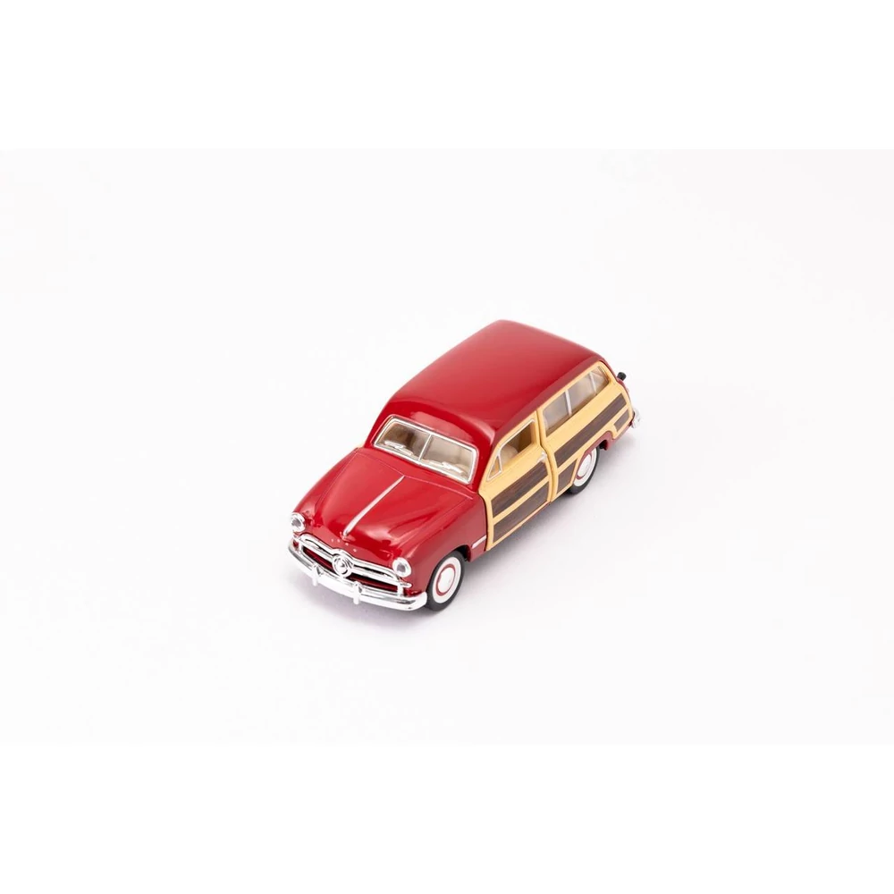 Kinsmart Ford Woody Wagon 1949 fém autó nyitható ajtókkal 1:40 (többféle)