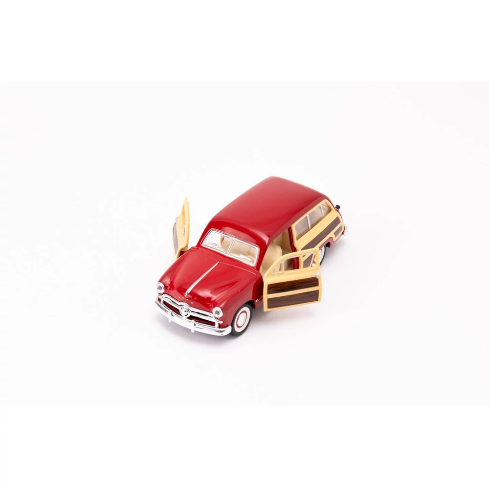 Kinsmart Ford Woody Wagon 1949 fém autó nyitható ajtókkal 1:40 (többféle)