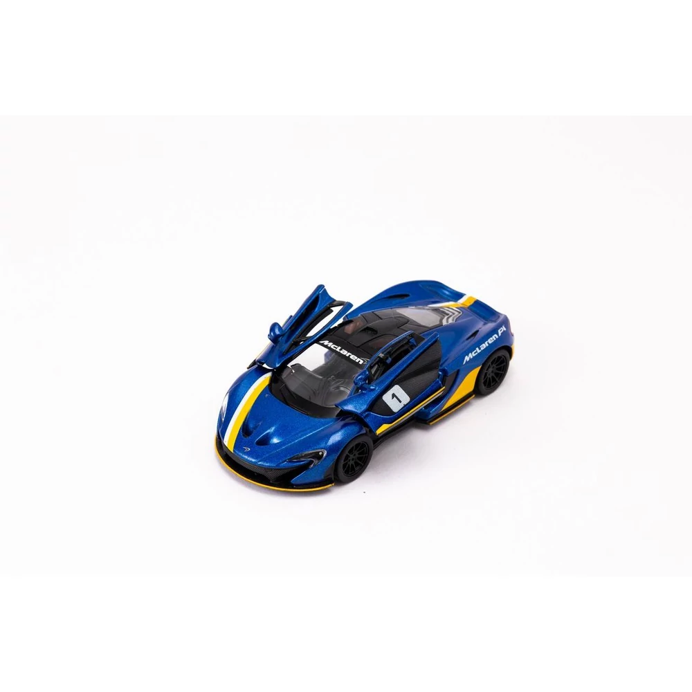Kinsmart McLaren P1 Exclusive Edition fém autó nyitható ajtókkal 1:36 (többféle)