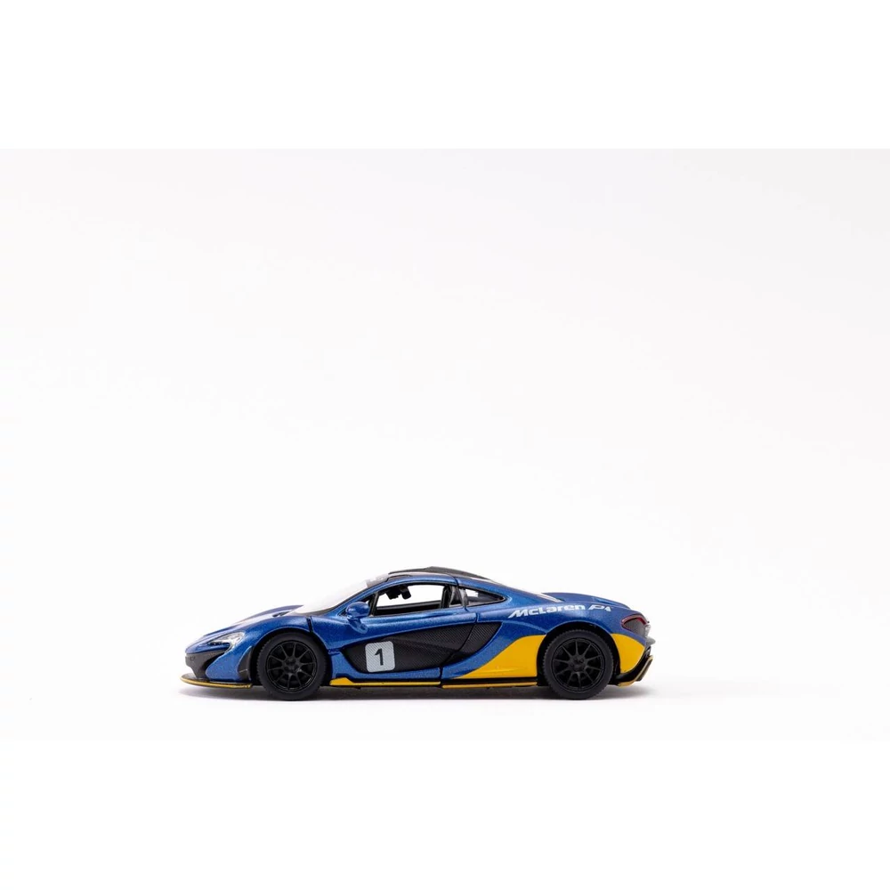 Kinsmart McLaren P1 Exclusive Edition fém autó nyitható ajtókkal 1:36 (többféle)