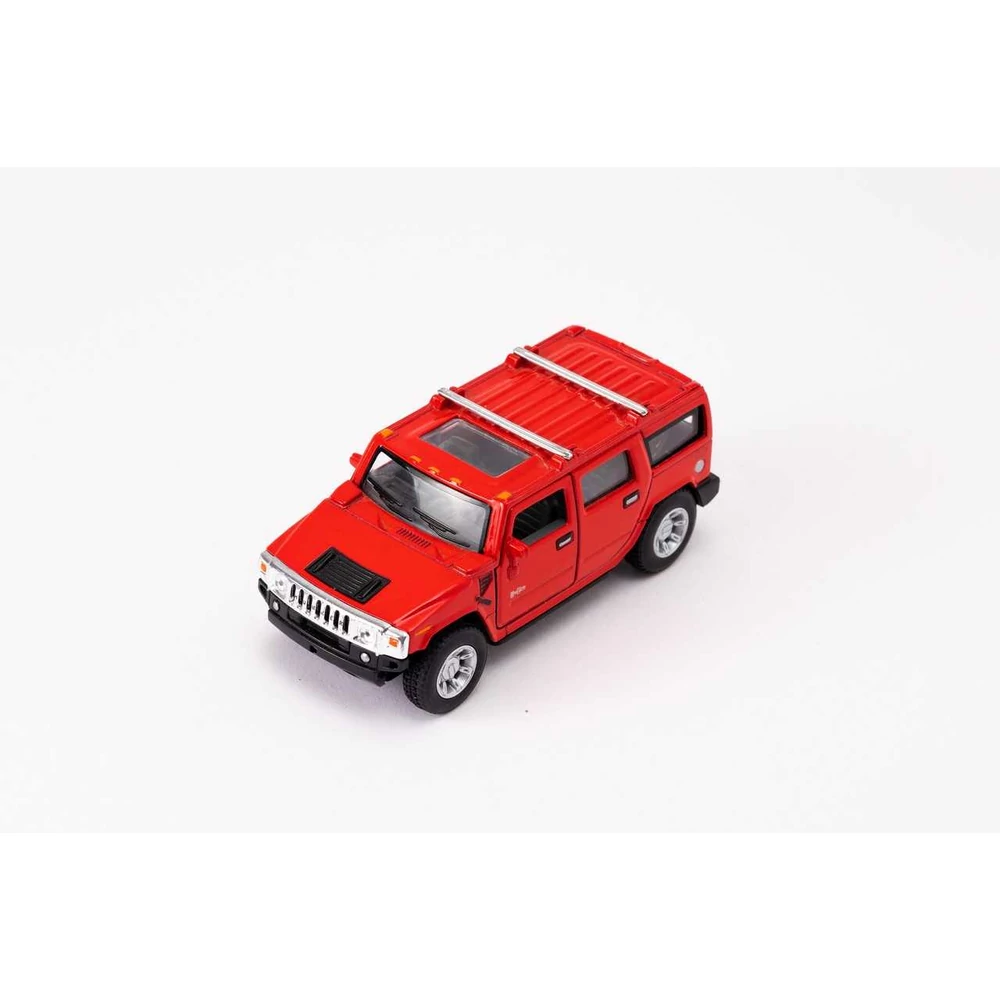 Kinsmart Hummer H2 SUV 2008 fém autó nyitható ajtókkal 1:40 (többféle)