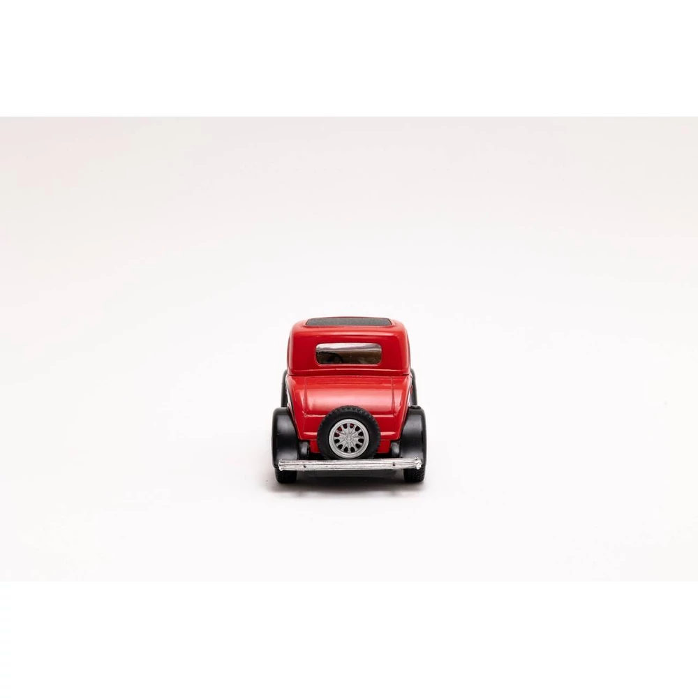 Kinsmart Ford 3 ablakos coupe 1932 fém autó nyitható ajtókkal 1:34 (többféle)