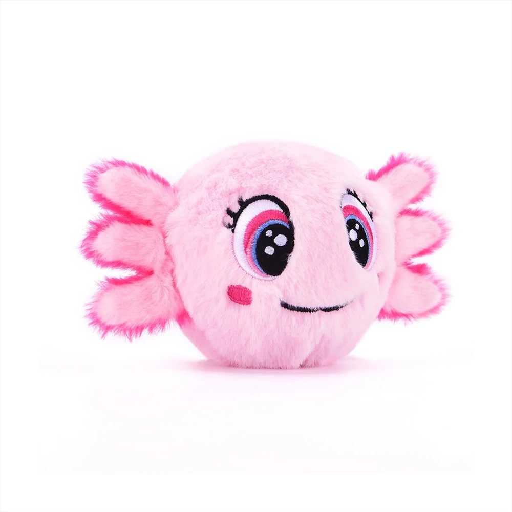 Bouncibles pattogó plüss labda - Bubbles, a rózsaszín axolotl