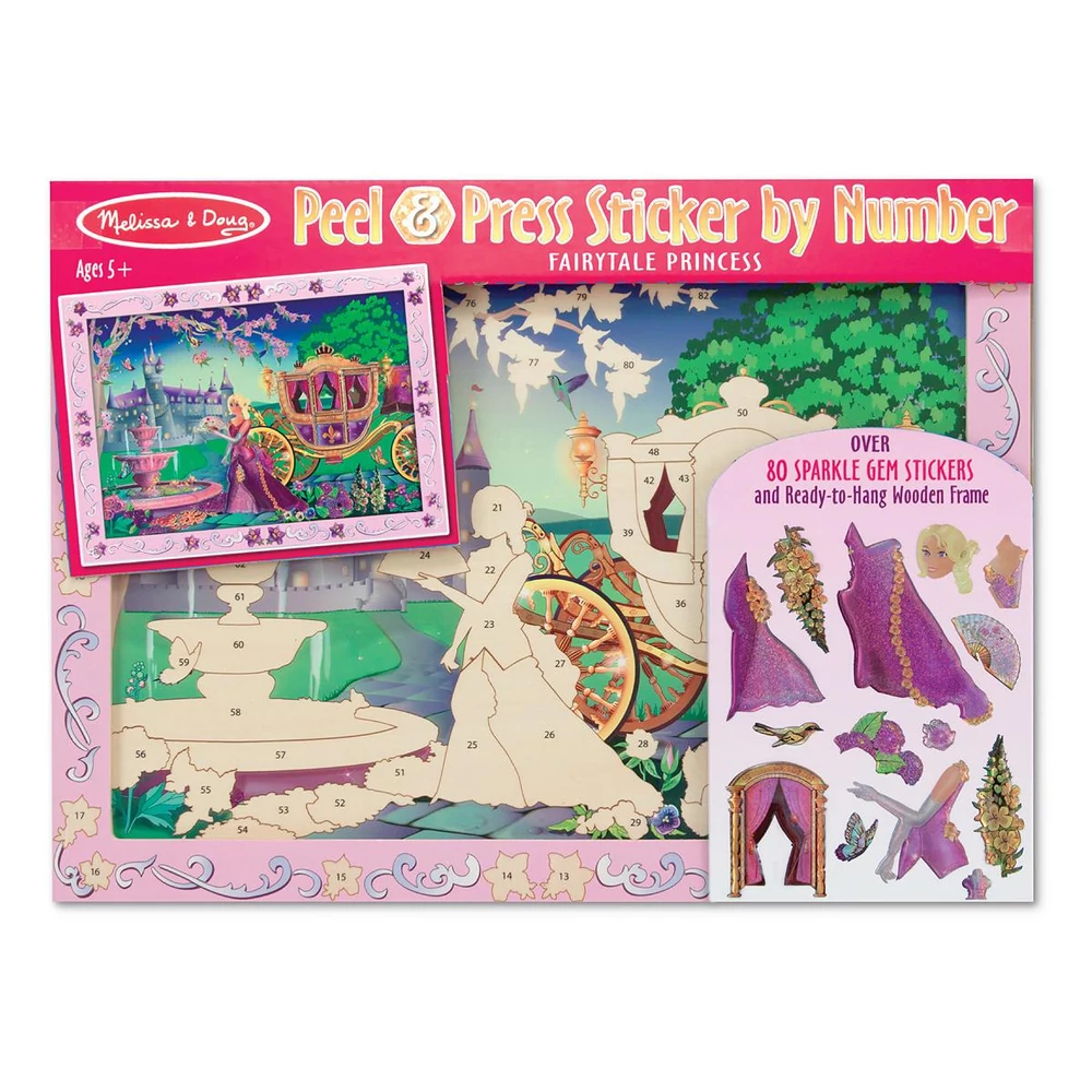 Melissa & Doug Kreatív játék, Számos martica képkészítő, hercegnő