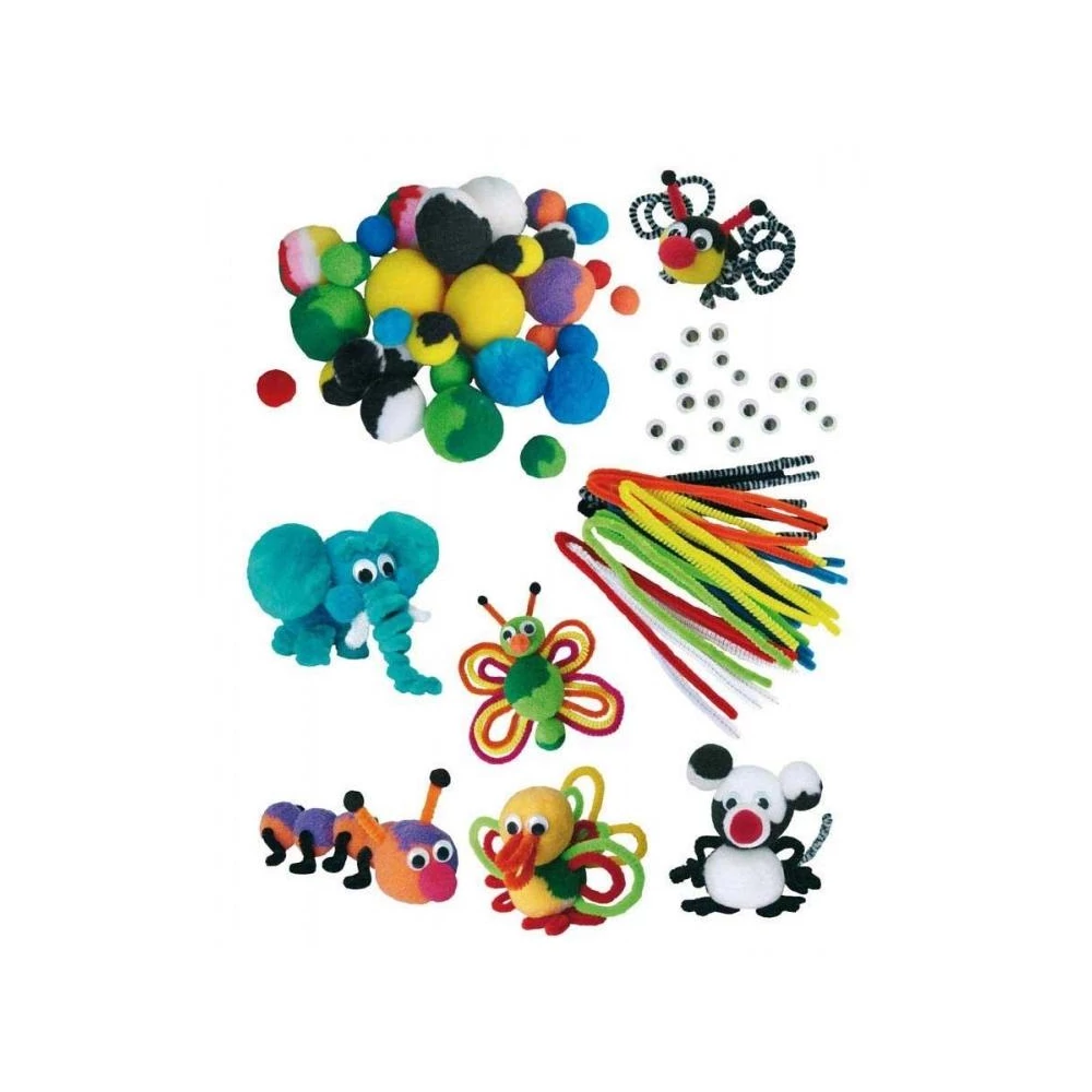 Playbox Pompom állat készítő szett, vegyes csomag