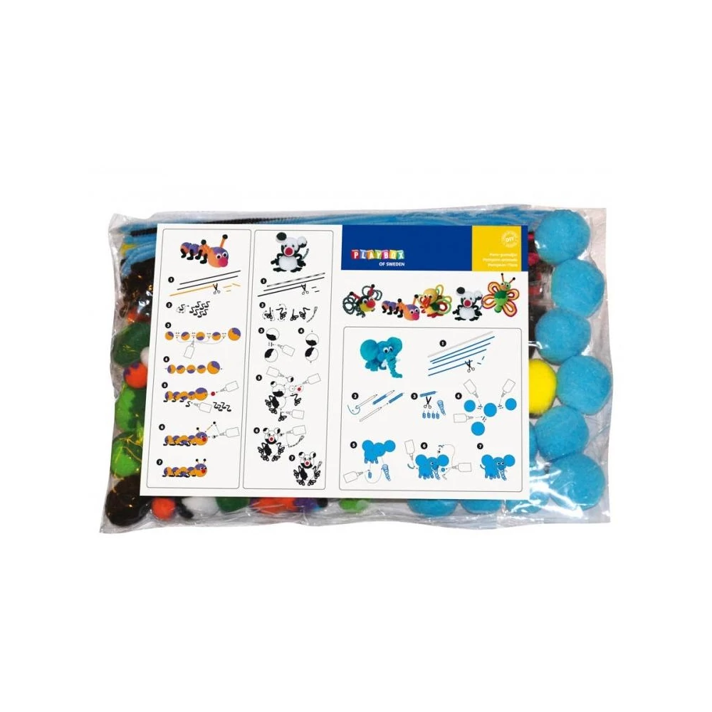 Playbox Pompom állat készítő szett, vegyes csomag