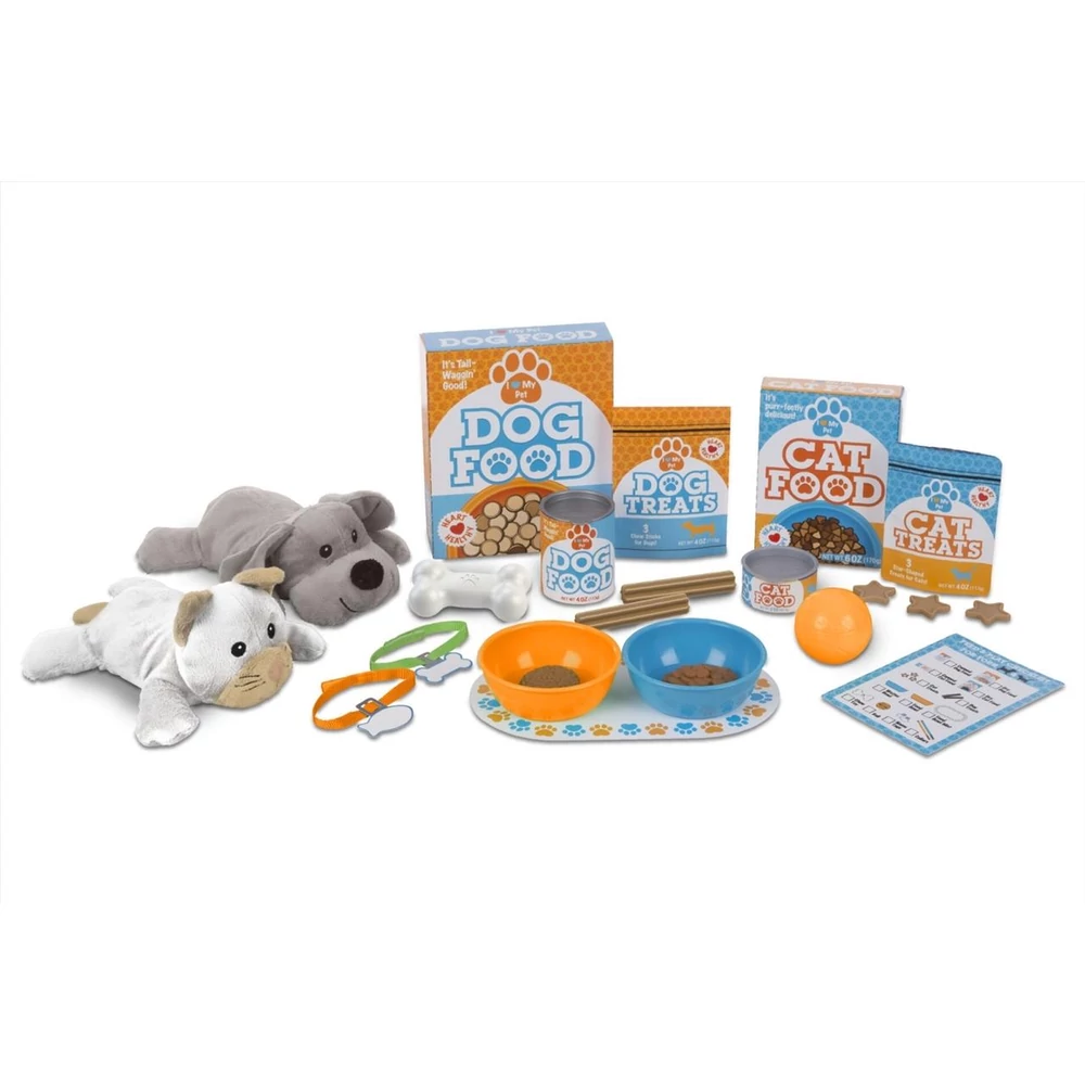 Melissa & Doug Szerepjáték, Kisállat ápoló és etető szett