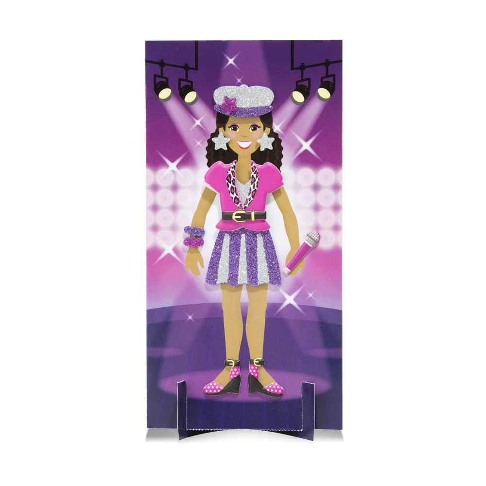Melissa & Doug Kreatív játék, Glitter képkészítő, divat