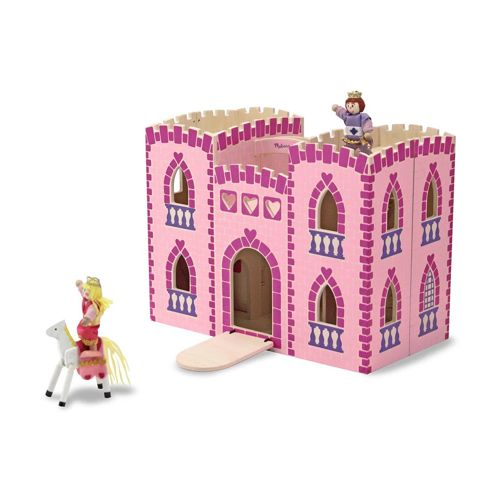 Melissa & Doug Szétnyitható fa kastély, Királylány