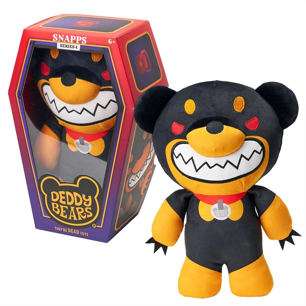 Deddy Bear Hank plüss koporsóban, 4. sorozat, 30 cm-es - Snappers
