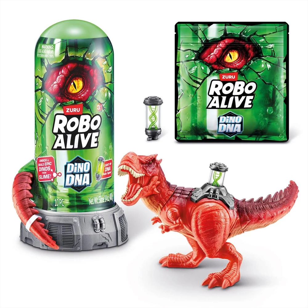 Robo Alive Robot dinó DNS játékszett, 1. sorozat - többféle
