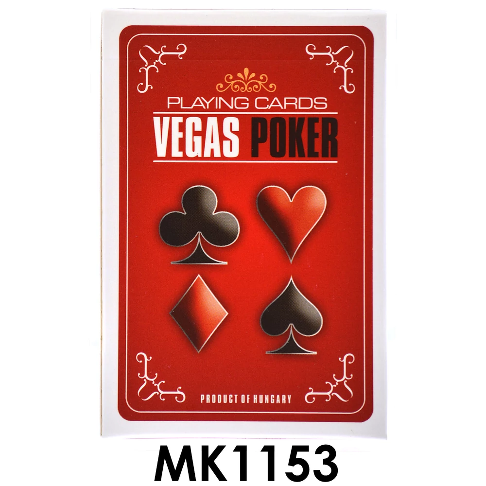 Kártya, Vegas Póker, 6x9 cm dob.