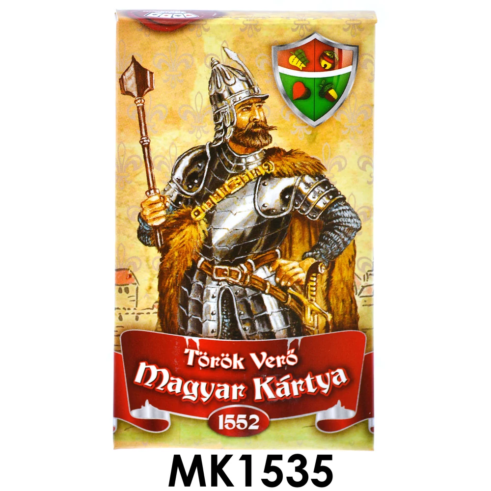 Magyar kártya, Törökverõ, 6,5x10 cm dob.