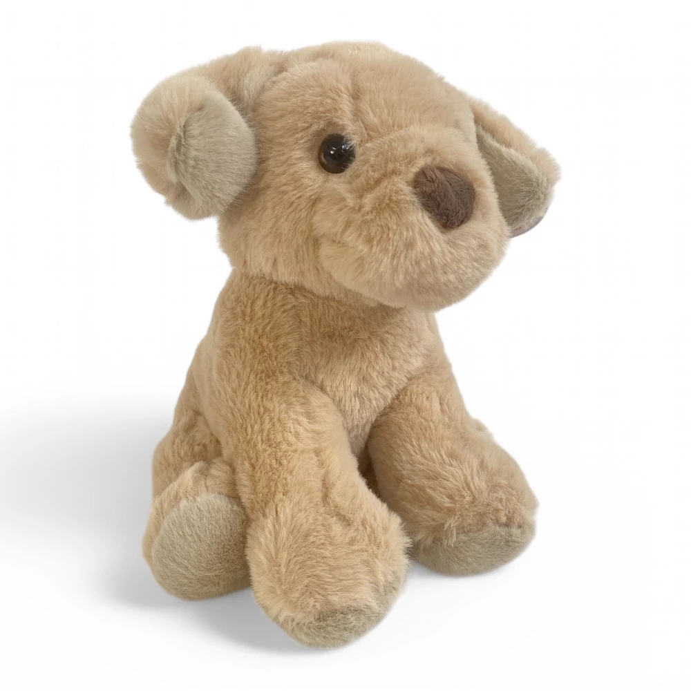 Plüss kutya, ülõ, 19 cm