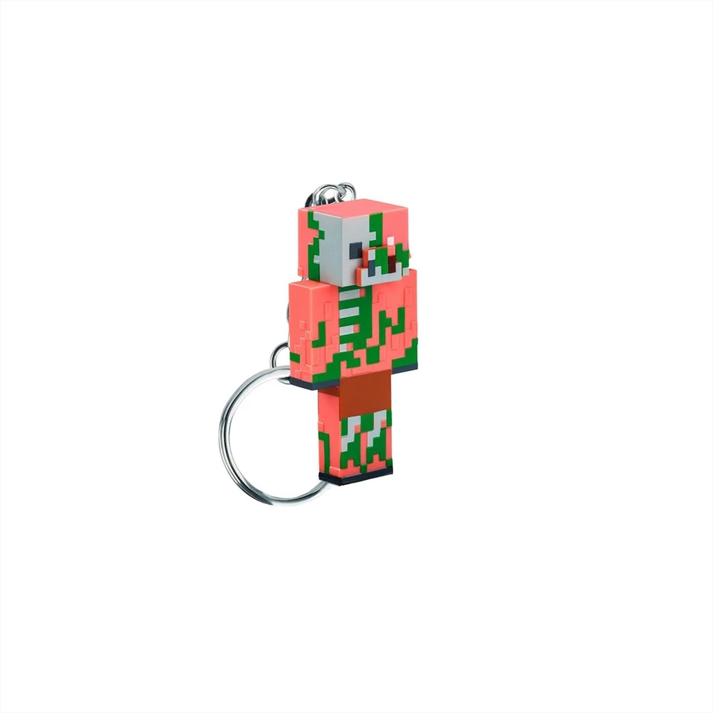 Minecraft flokkolt mini figurás kulcstartó tasakban - többféle