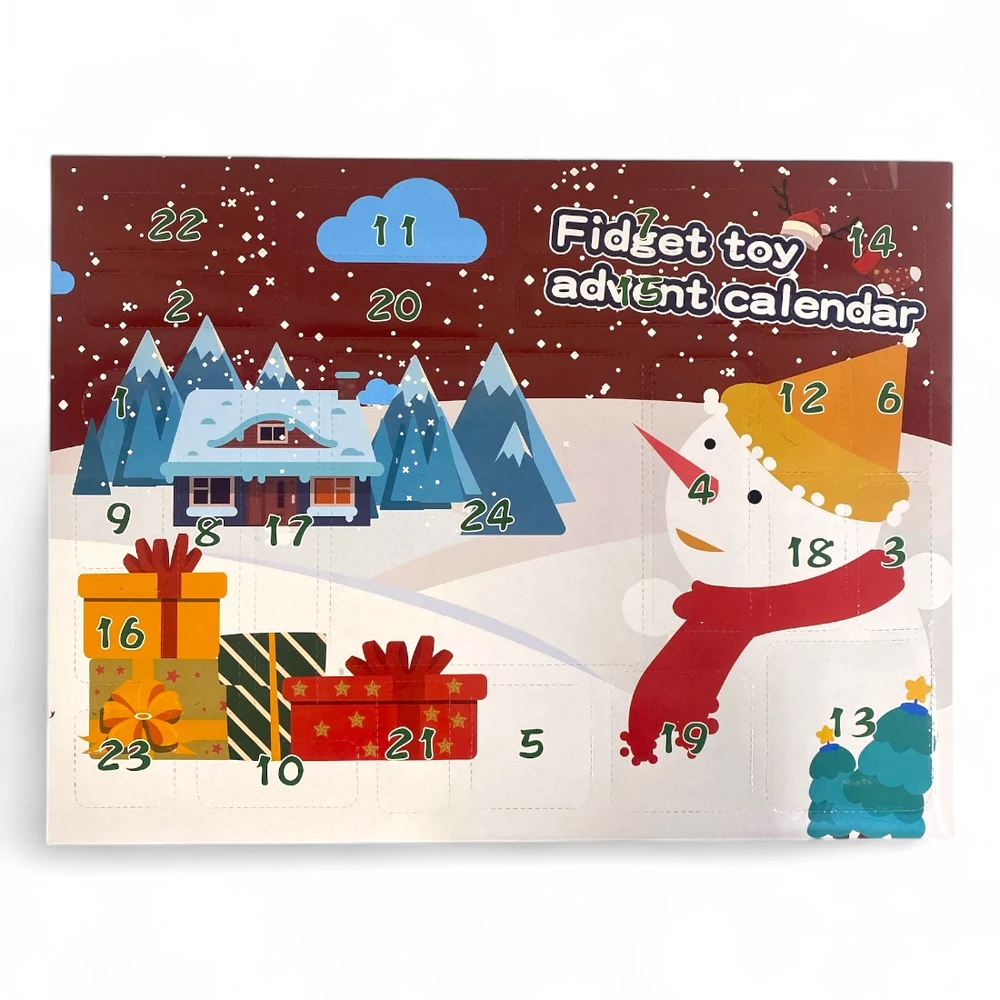 Adventi kalendárium, XM, 37x25 cm dob.