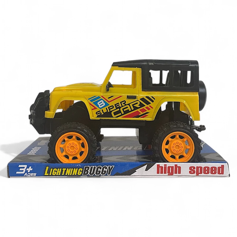 Autó, jeep, lend., 2 féle, 2 szín, 24x14 cm plf.