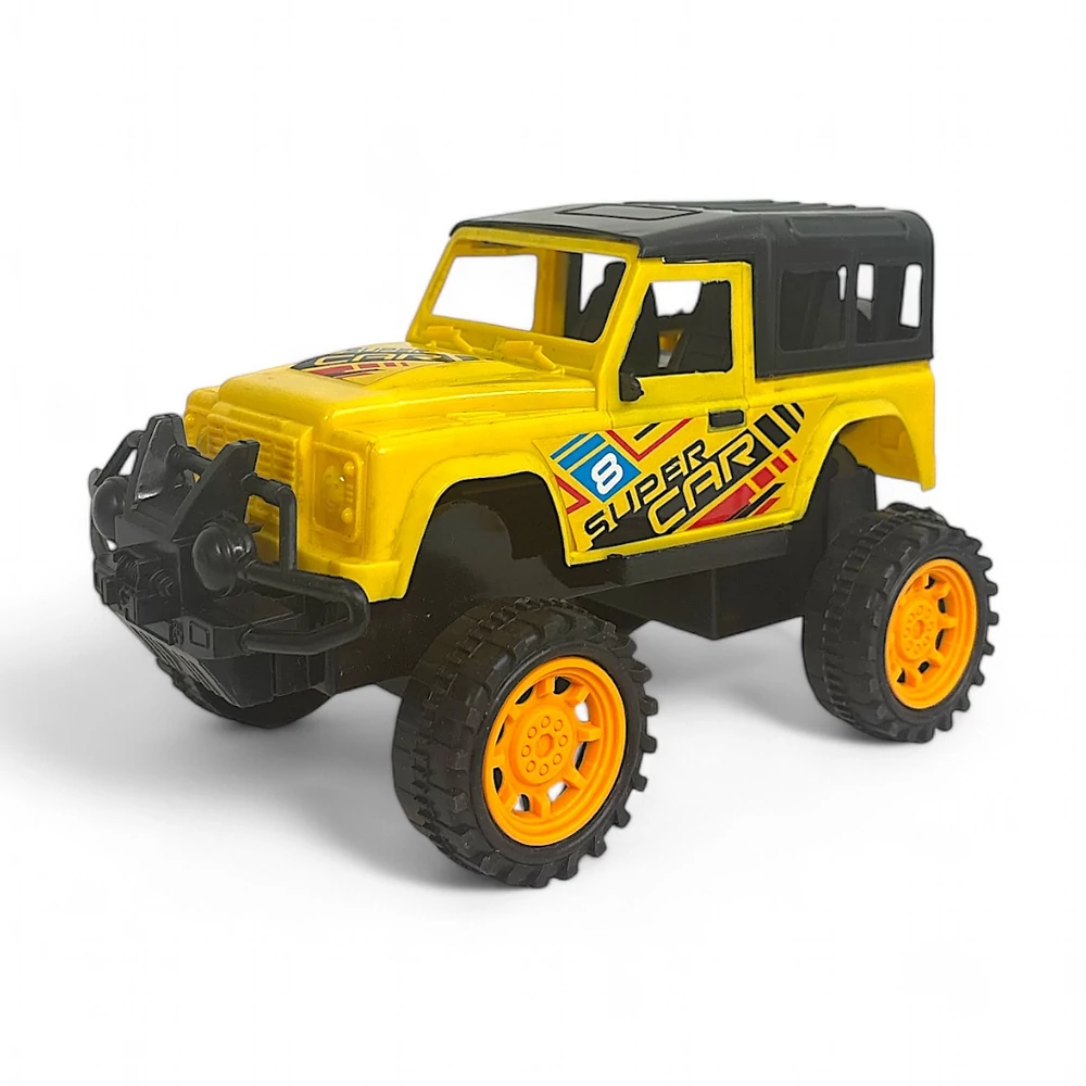 Autó, jeep, lend., 2 féle, 2 szín, 24x14 cm plf.
