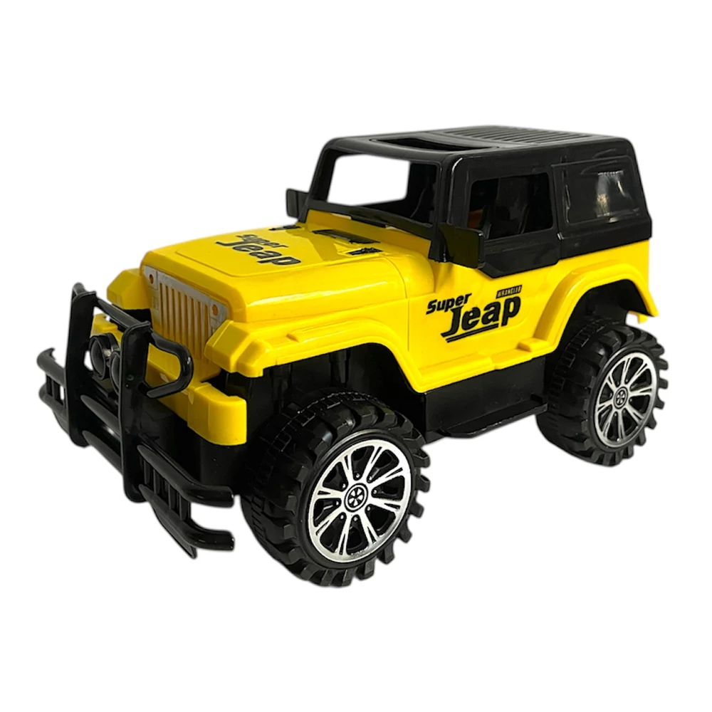 Autó, jeep, lend., 3 szín, 25x16 cm plf.