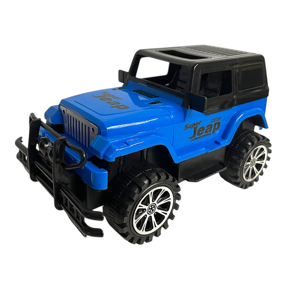 Autó, jeep, lend., 3 szín, 25x16 cm plf.