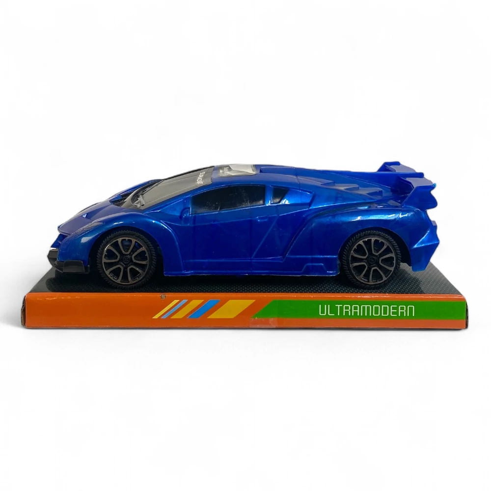 Autó, lend., 2 szín, 25 cm, Lamborghini Szerû, 27x11 cm plf.