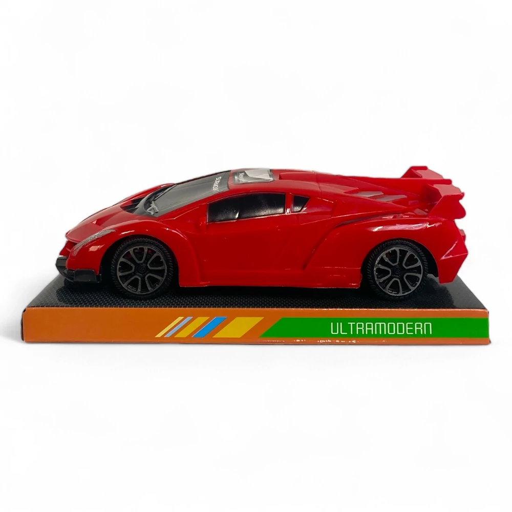 Autó, lend., 2 szín, 25 cm, Lamborghini Szerû, 27x11 cm plf.