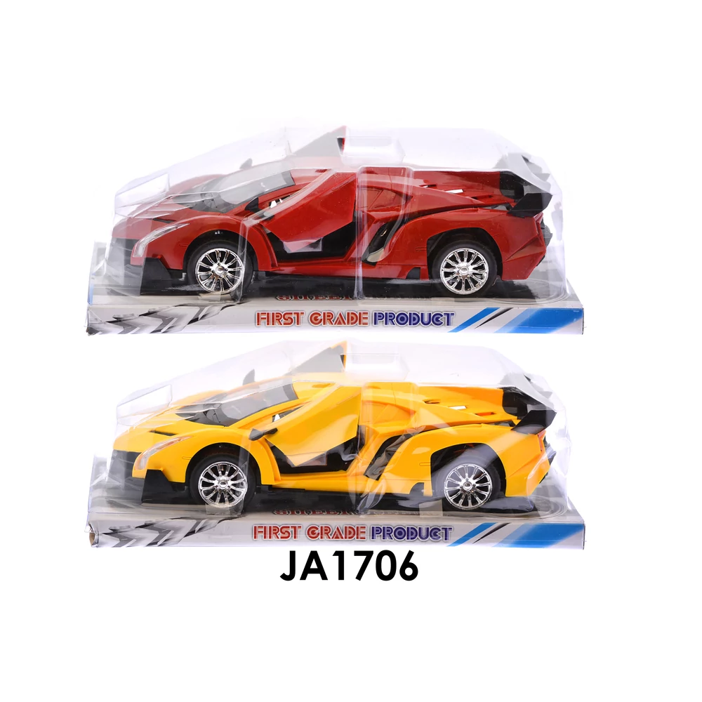 Autó, verseny, ajtónyitós, lend., Lamborghini, 2 szín, 33x11 cm plf.